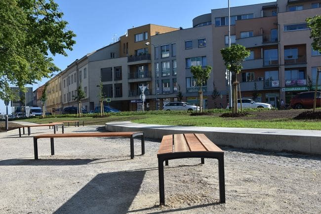 Revitalizace náměstí Míru v Kroměříži