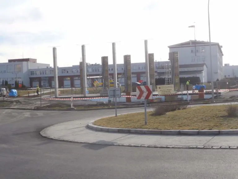 Výstavba vrtulníkového hangáru v areálu HZS MSK