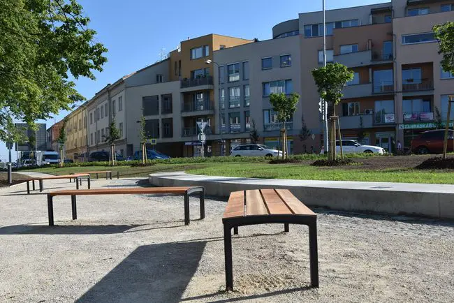 Revitalizace náměstí Míru v Kroměříži